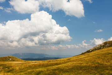 Photo of beautiful mountain landscape .