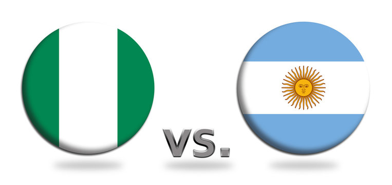 Russia 2018 Group D Nigeria versus Argentina