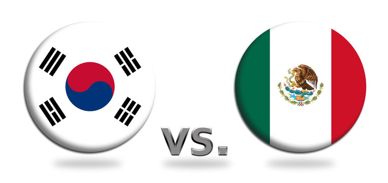 Russia 2018 Group F South Korea versus Mexico