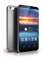 Modern touchscreen smartphone