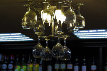 original interior in the wine shop