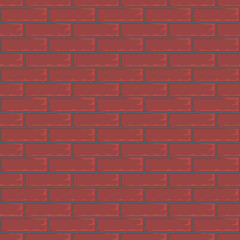 wall of maroon bricks
