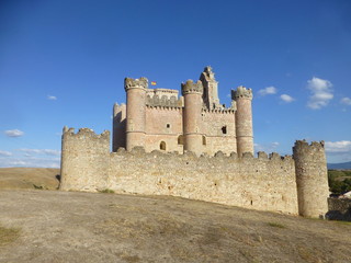Fototapeta na wymiar Turégano,pueblo de España perteneciente a la provincia de Segovia, en la comunidad autónoma de Castilla y León