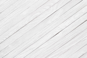 Obraz premium boards painted in white, the background light wooden surface
