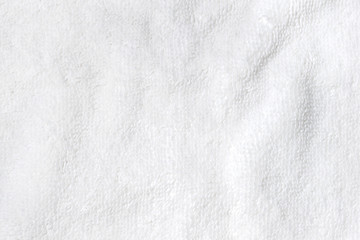 Obraz premium soft white texture of bath towel folded like background