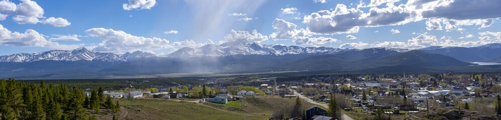 Fototapeta na wymiar Colorado Mountain Landscape Near the Ski Resort of Vail 11