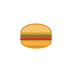 Icon of a hamburger symbol on a white background