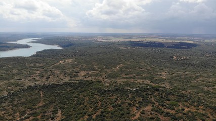 Fototapeta premium Cola pantano Peñarroya