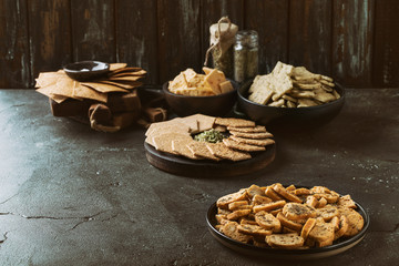 Assortment of snacks