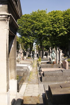 Tombes du cimetière de Passy à Paris
