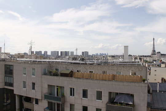 Panorama urbain à Paris