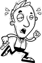 Exhausted Cartoon Spy