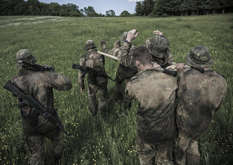 Special Forces military training for soldiers