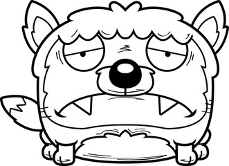 Sad Cartoon Fox