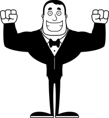 Cartoon Smiling Groom