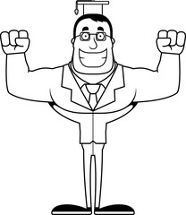 Cartoon Smiling Teacher