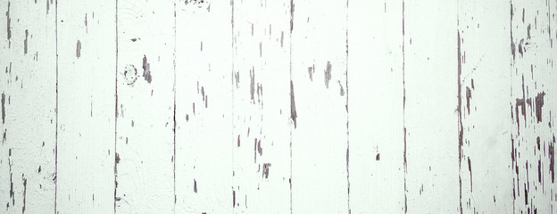 Old white wooden planks