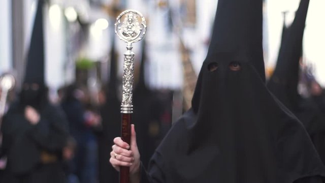 Nazarenos procession -Semana ,March 2018, Cordoba,Spain