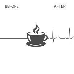 Cup (mug) of hot drink (coffee, tea etc)