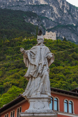 Obraz premium Nepomuk Statue Riva del Garda