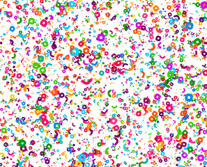 Abstract geometric pattern. Background with colored shapes. Mosaic graphic design. Vivid backdrop for Banners, Posters, Flyers. Vector