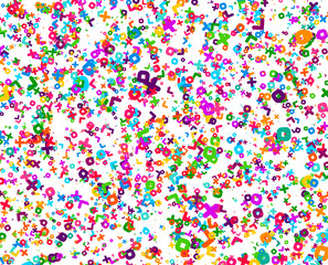 Abstract geometric pattern. Background with colored shapes. Mosaic graphic design. Vivid backdrop for Banners, Posters, Flyers. Vector