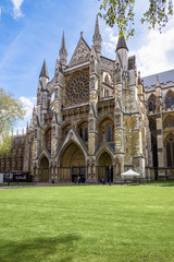 Northern entrance to the Westminster Abbey