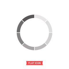 Loading vector icon, wait symbol. Simple illustration for web or mobile app