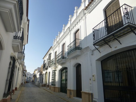 Moguer, localidad de Huelva en la comunidad autónoma de Andalucía (España) ciudad natal del poeta Juan Ramón Jiménez