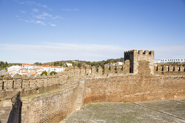 Fototapeta premium ancient castle in Alandroal town, District of Evora, Portugal