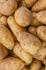 Potatoes straight from the farm to outdoor market
