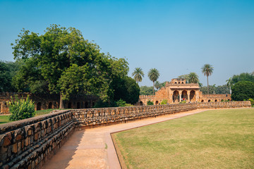 Humayun’s Tomb ancient ruins in Delhi, India