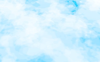 Background of abstract white color smoke isolated on blue color background. The wall of white fog. 3D illustration