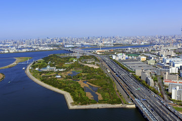Fototapeta premium 葛西臨海公園／航空写真
