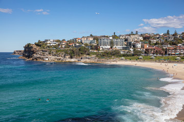Bronte Beach, which is is located 7 kilometres east of the Sydney central business district.