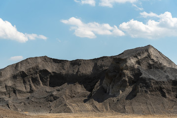 New road construction site