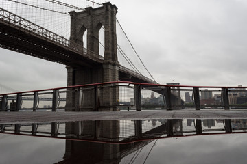 Brooklyn Bridge Reflection