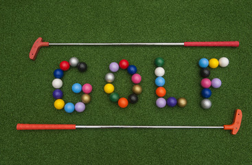 GOLF in Mini Golf Balls