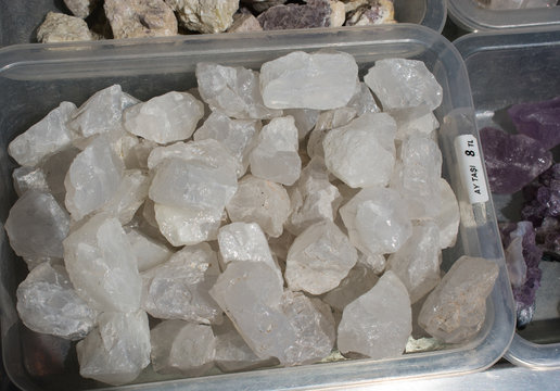 moonstone (adular) gem stone as natural mineral rock