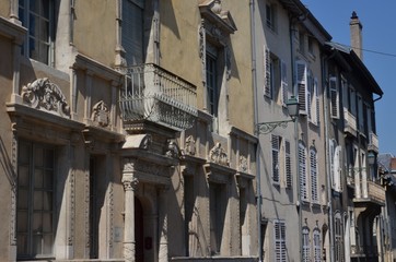 Pont à Mousson, façades pittoresques, 