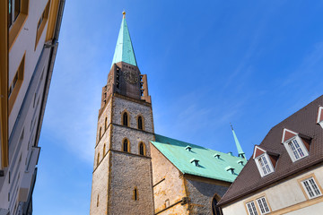 Fototapeta na wymiar a church in bielefeld germany