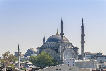 Istanbul, Turkey, 25 April 2006: The Bayezit Mosque is an Ottoman mosque in the Fatih district of Istanbul.