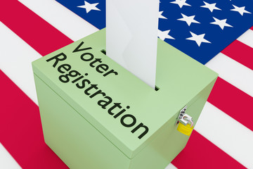 Voter Registration concept
