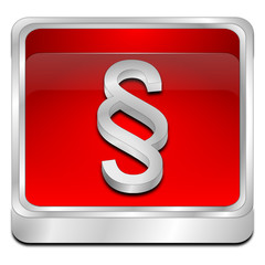 Law paragraph button - 3D illustration