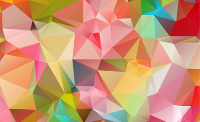 Obraz premium low poly geometric background consisting of triangles of different sizes and colors