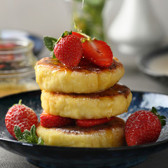 Breakfast cheese pancakes