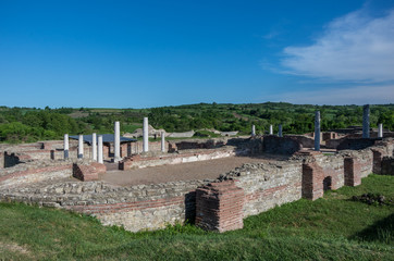 Fototapeta na wymiar Gamzigrad - the ancient Roman complex of palaces and temples Felix Romuliana, Serbia