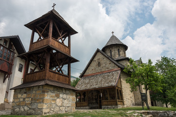 Manastir Blagovestenje Gospodnje - Orthodox monastery Annunciation of the Lord is built during dinasty of Nemanjich, and renovate in the year 1602nd. Central Serbia, Ovcar Banja
