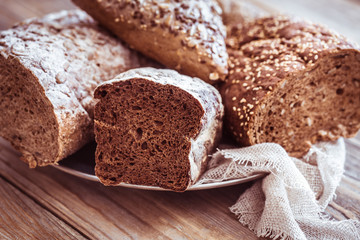 composition with fresh bread