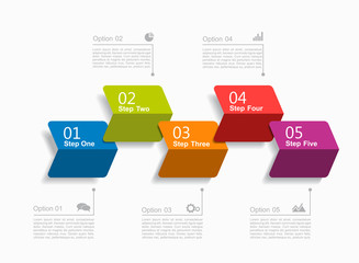 Infographic template. Vector illustration. Can be used for workflow layout, diagram, business step options, banner.
